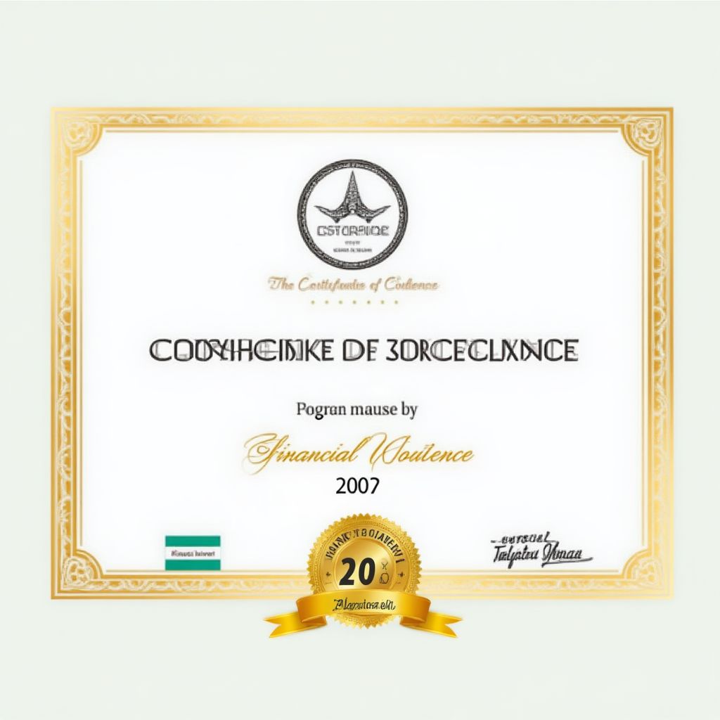 Certificación de Excelencia